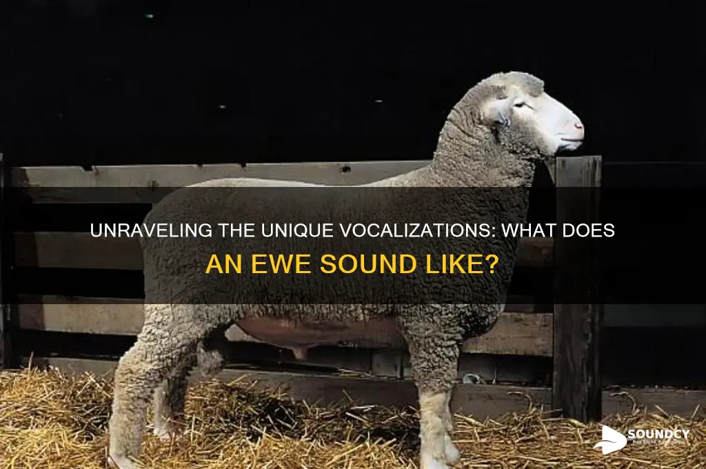 what does ewe sound like