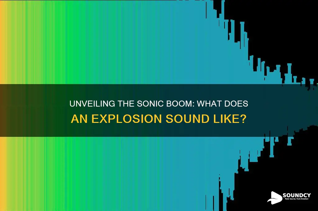 what does explosion sound like
