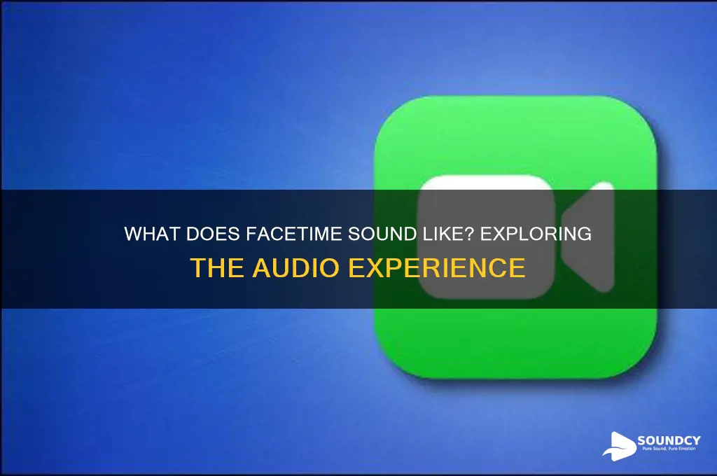 what does facetime sound like