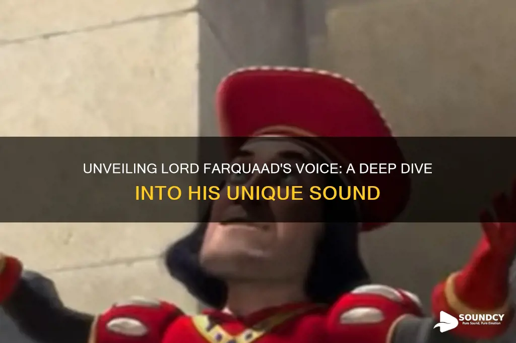 what does farquaad sound like