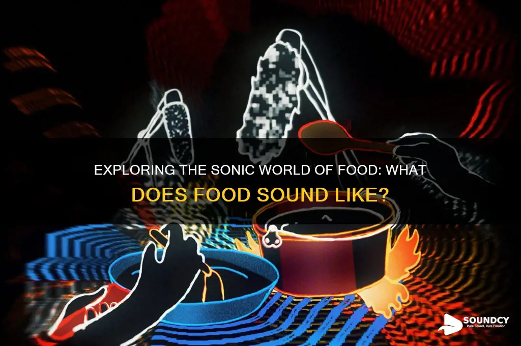what does food sound like