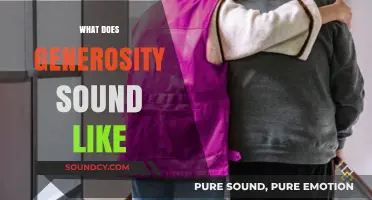 The Audible Essence of Generosity: Listening to Kindness in Action
