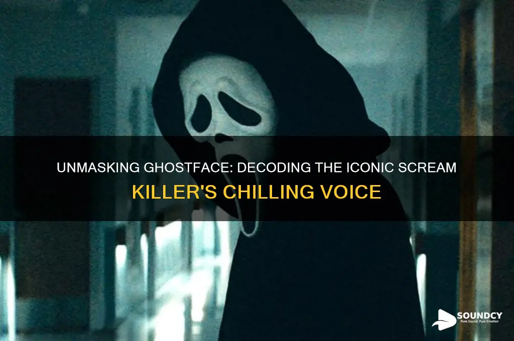 what does ghostface sound like