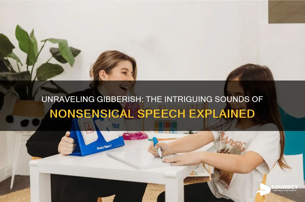 what does gibberish sound like