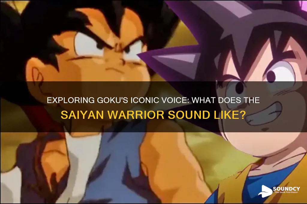 what does goku sound like