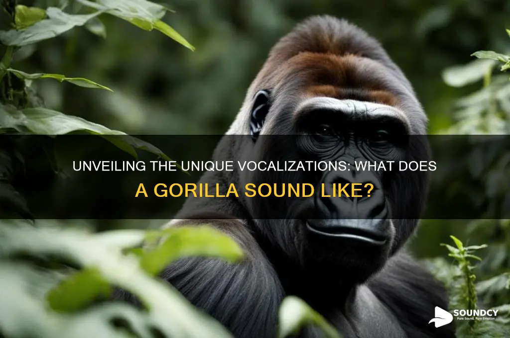 what does gorilla sound like