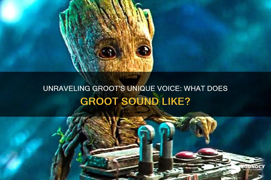 what does groot sound like