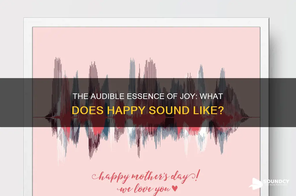 what does happy sound like