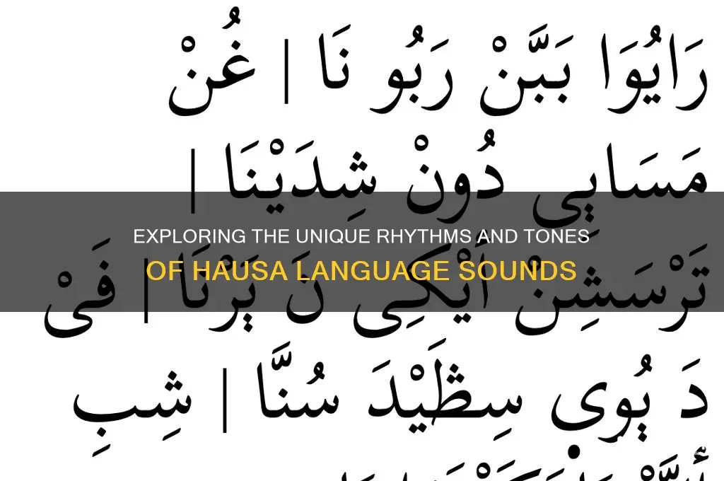 what does hausa sound like