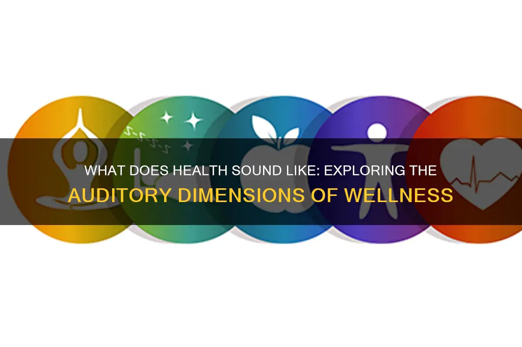 what does health sound like