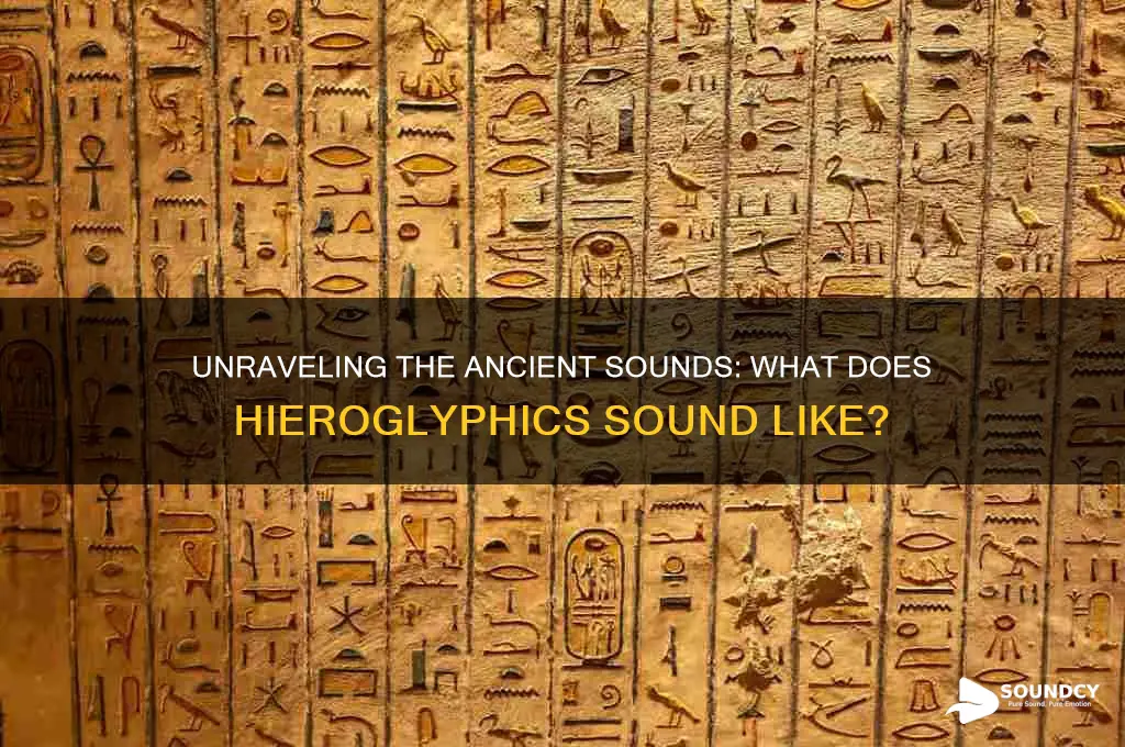 what does hieroglyphics sound like