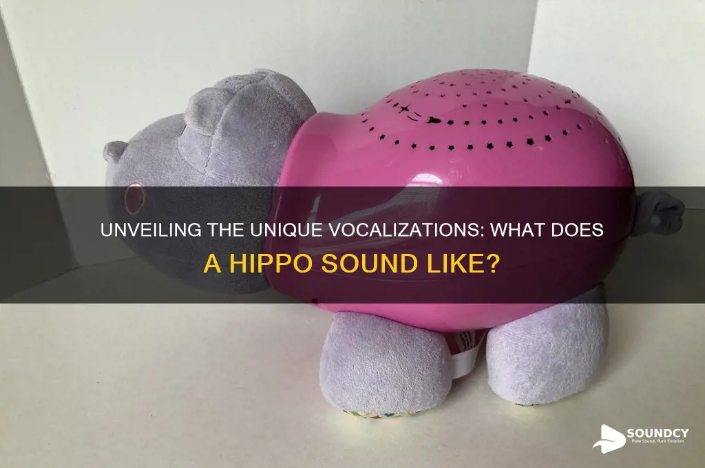 what does hippo sound like