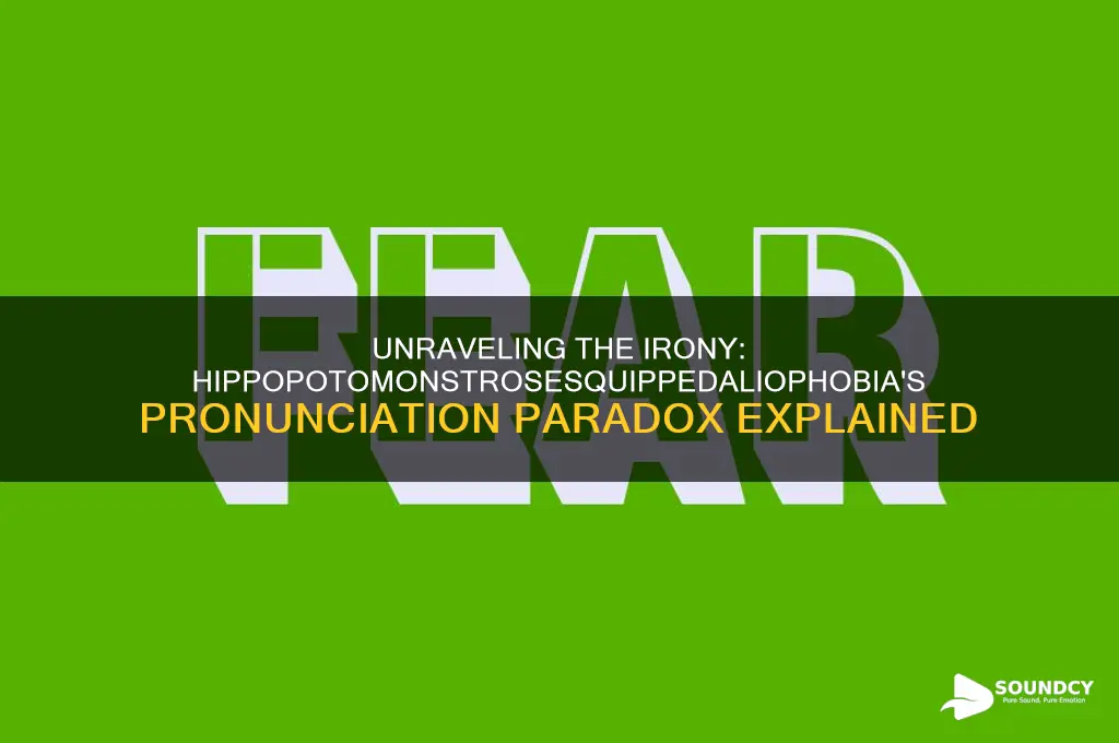 what does hippopotomonstrosesquippedaliophobia sound like