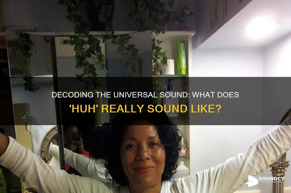 what does huh sound like