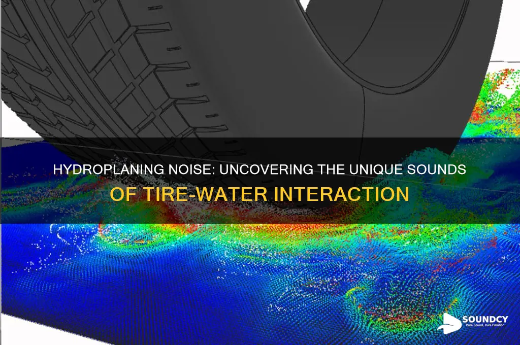 what does hydroplaning sound like