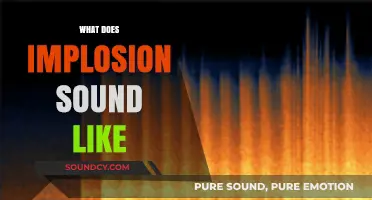 Unveiling the Mysterious Acoustic Signature of Implosion Phenomena