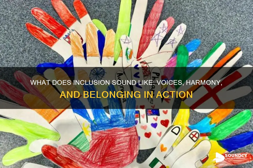 what does inclusion sound like