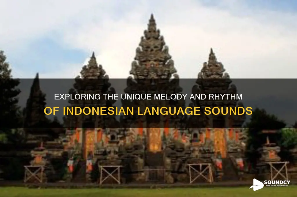 what does indonesian sound like