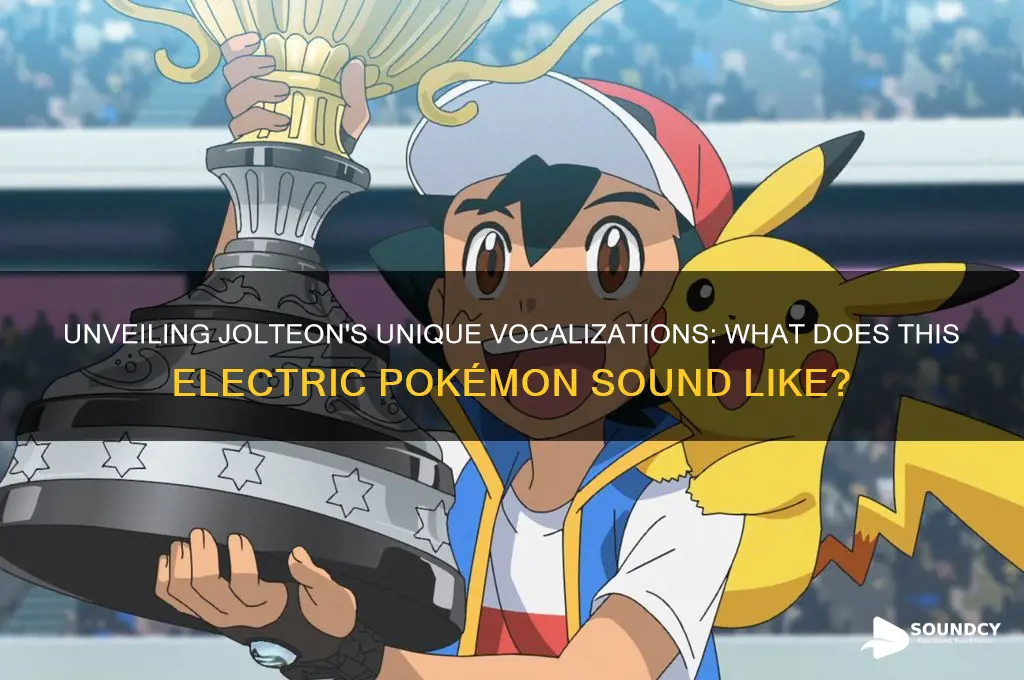 what does jolteon sound like