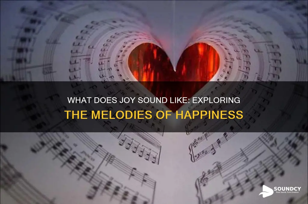 what does joy sound like