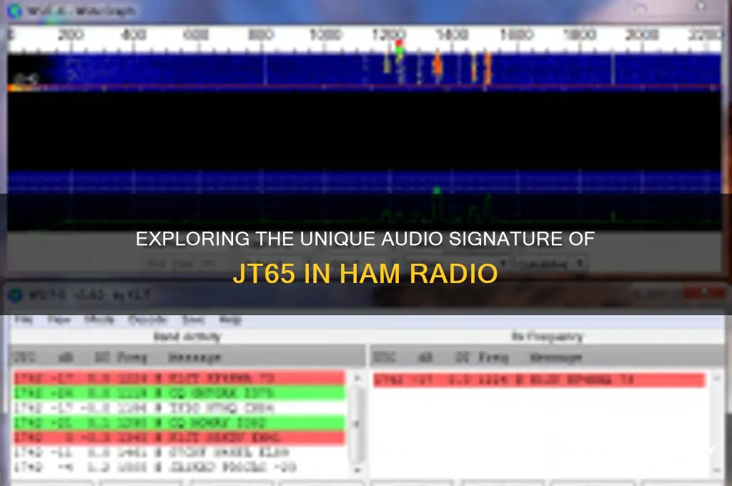 what does jt65 sound like