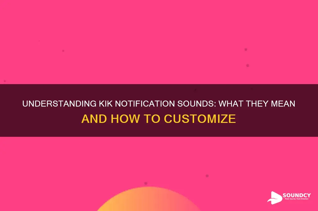 what does kik notifiaction sound