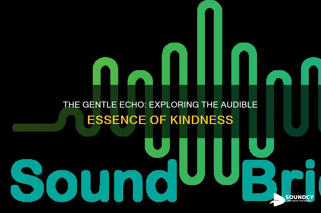 what does kindness sound like