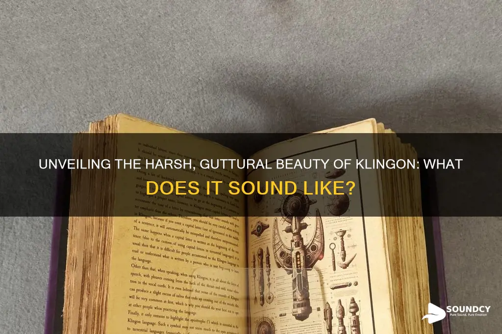 what does klingon sound like