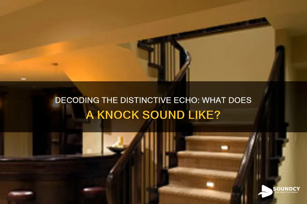 what does knock sound like