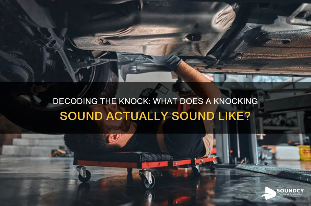 what does knocking sound like