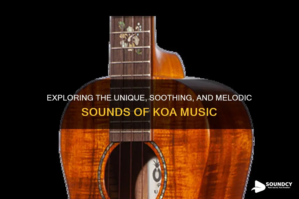 what does koa sound like