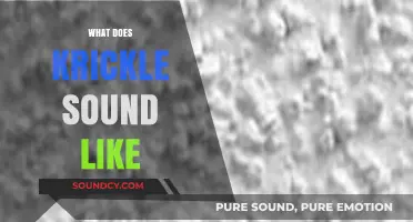 Unraveling the Unique Auditory Experience: What Does Krickle Sound Like?