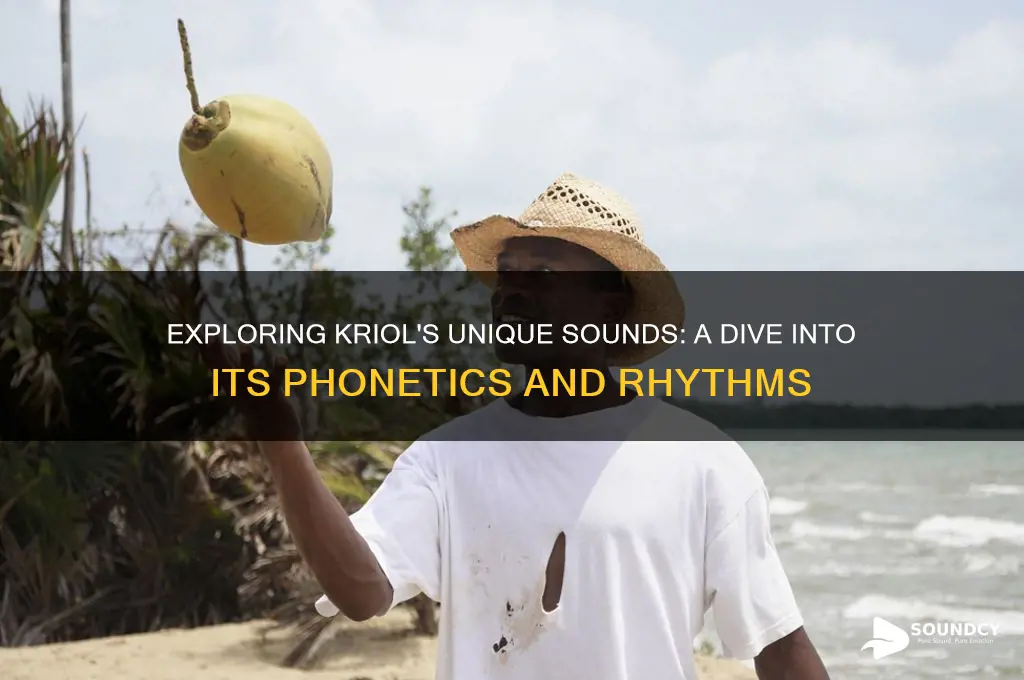 what does kriol sound like