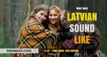 Exploring the Unique Melody and Rhythm of the Latvian Language