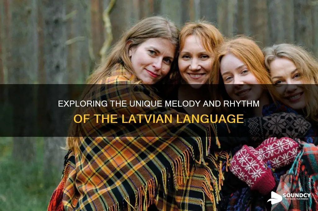 what does latvian sound like