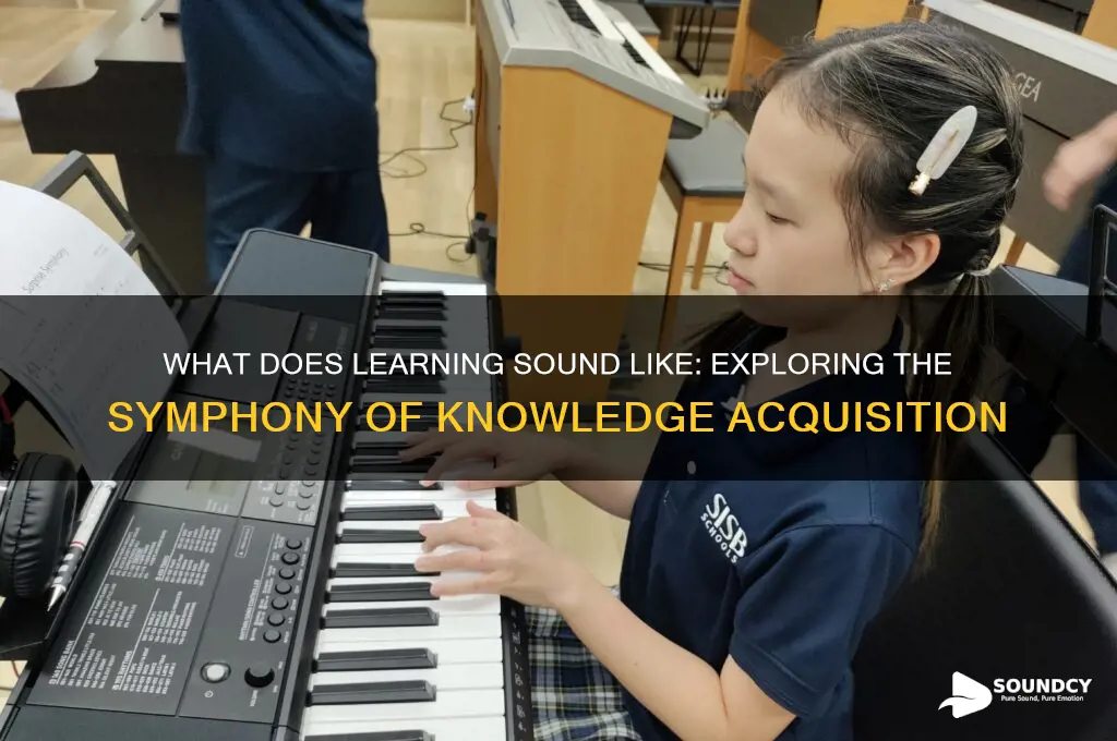 what does learning sound like