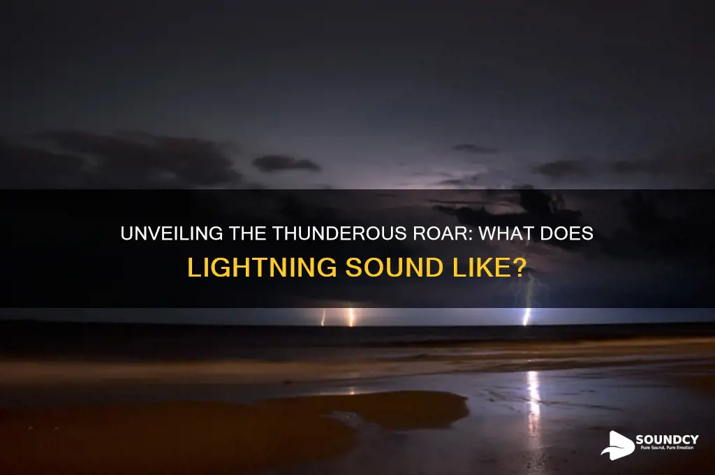 what does lightning sound like