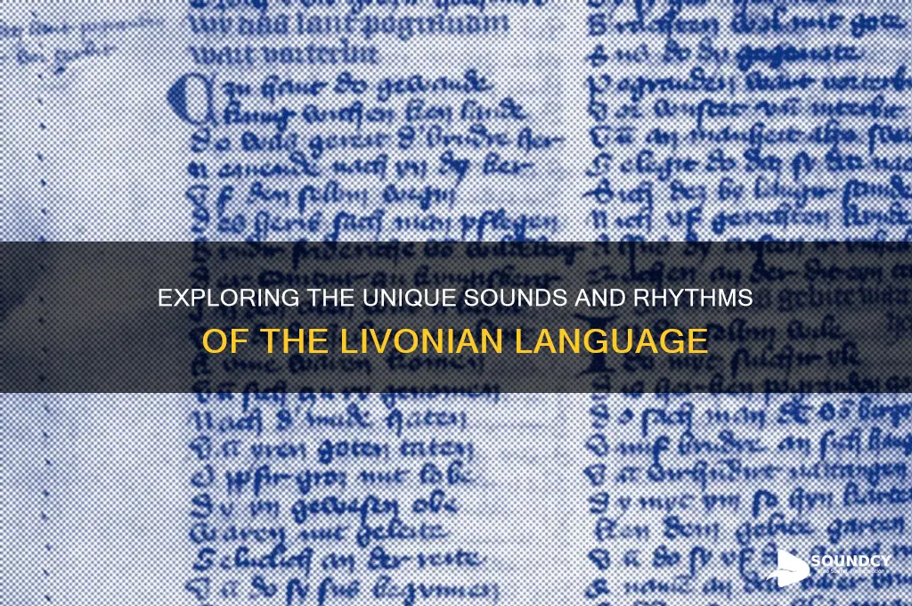 what does livonian sound like
