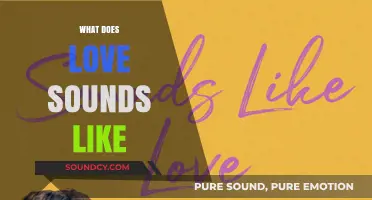 What Does Love Sound Like? Exploring the Audible Language of Affection