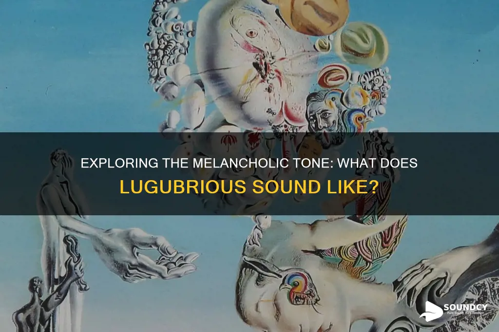 what does lugubrious sound like