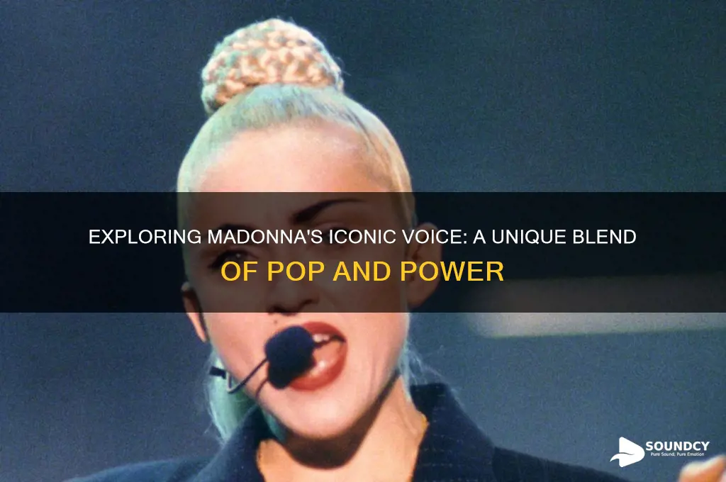 what does madonna sound like