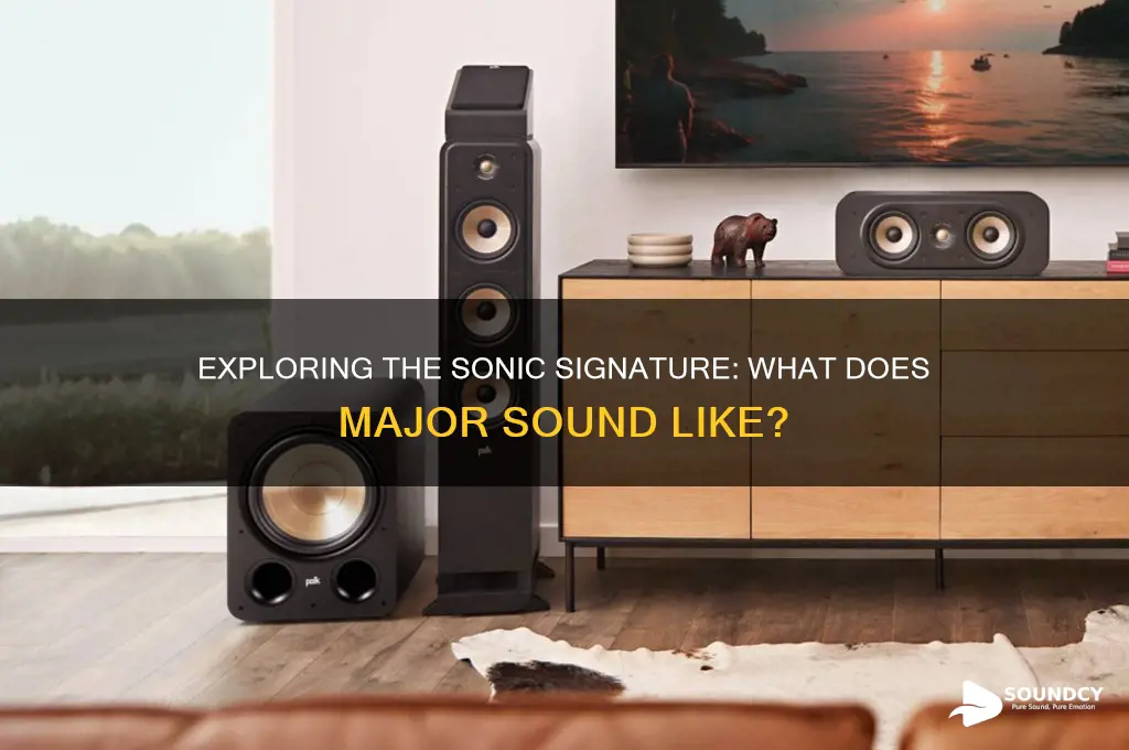 what does major sound like