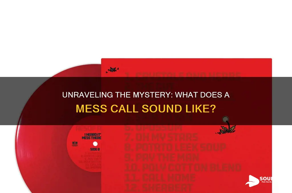 what does mess call sound