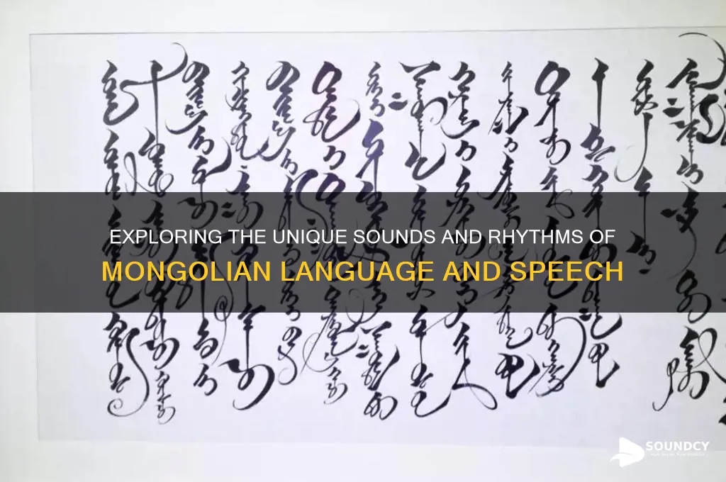 what does mongolian sound like