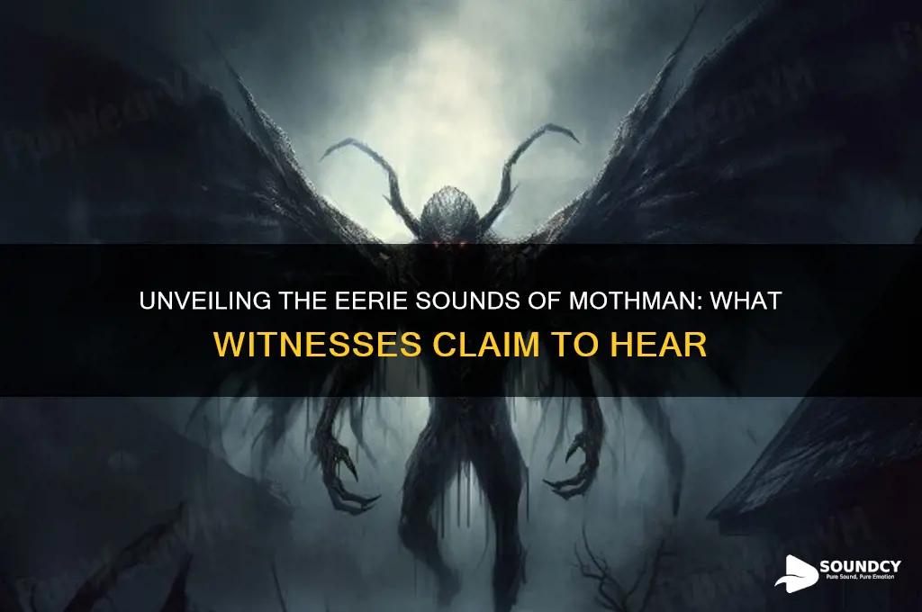 what does mothman sound like
