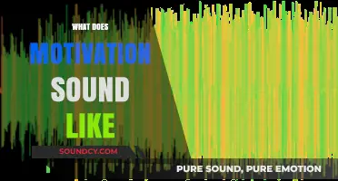 What Does Motivation Sound Like: Unveiling the Audible Forces That Drive Us
