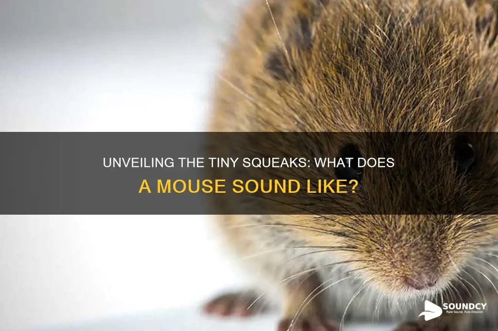 what does mouse sound like