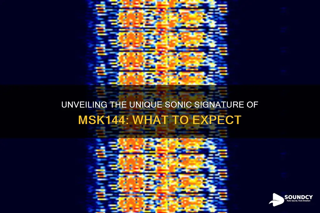 what does msk144 sound like