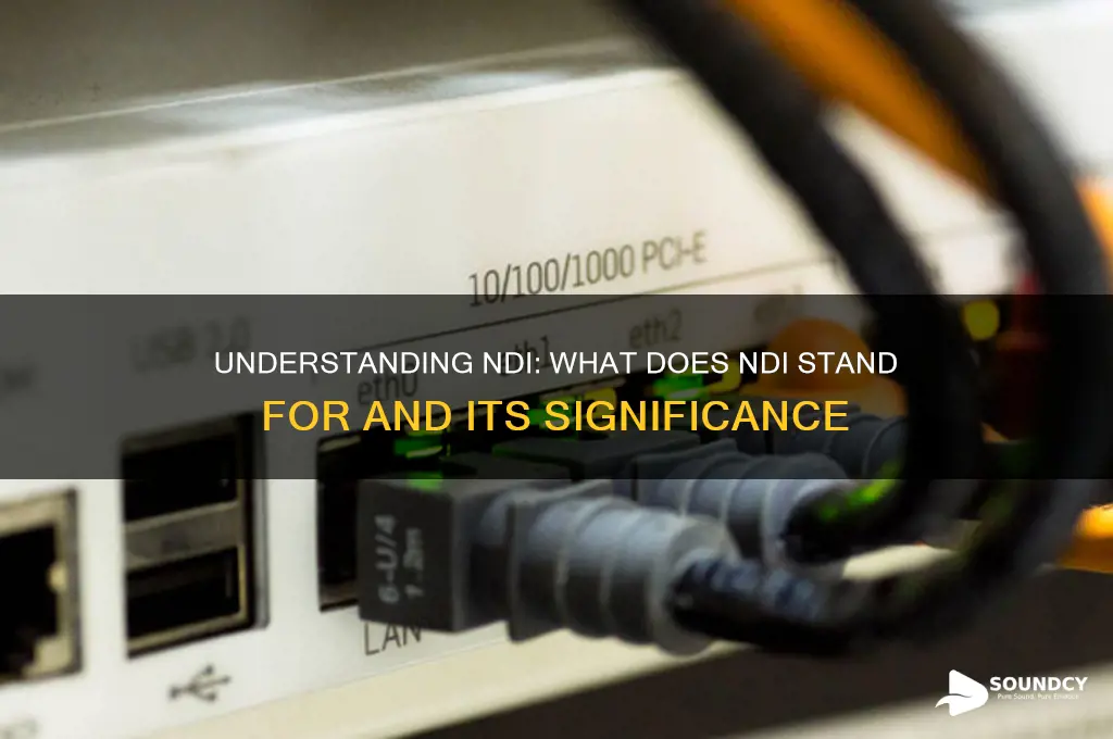 what does ndi sound for