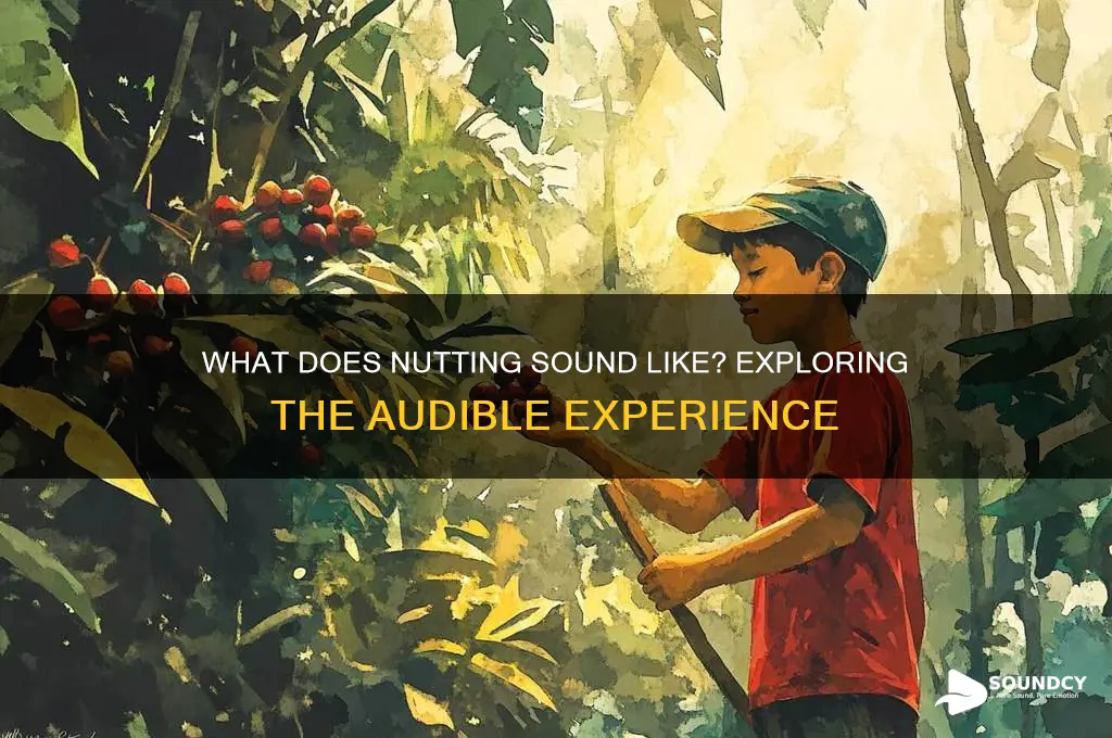 what does nutting sound like